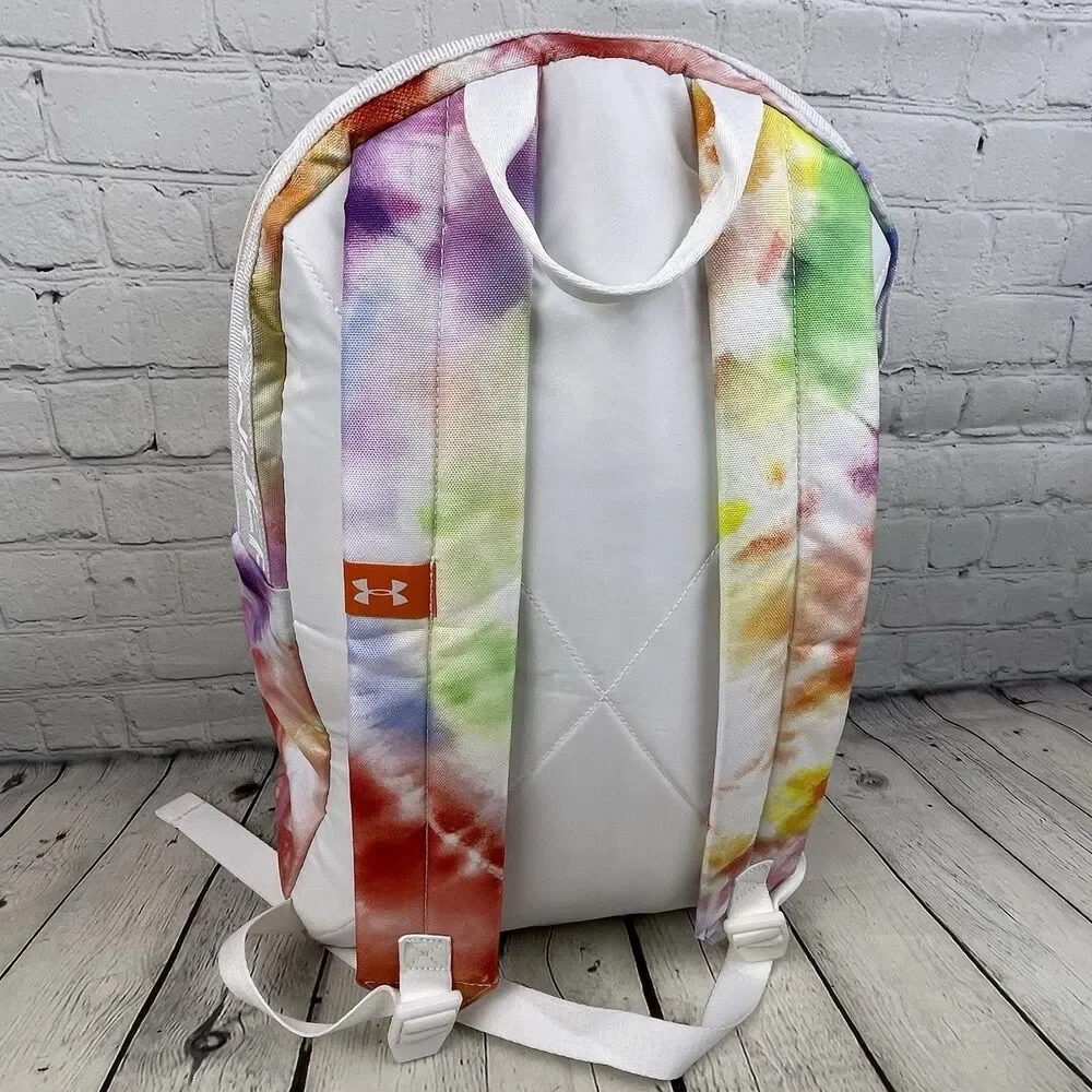 Under Armour UA Loudon Backpack Tie Dye Colorful School Laptop Book Bag